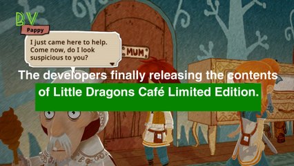 Little Dragons Café Limited Edition Detailed by Aksys Games