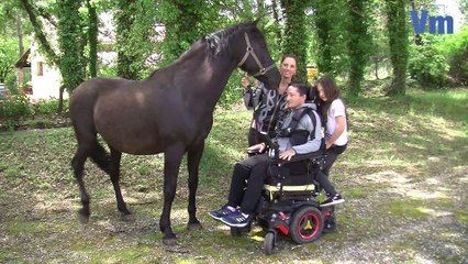 Jean-Marc,  tétraplégique après une cascade équestre
