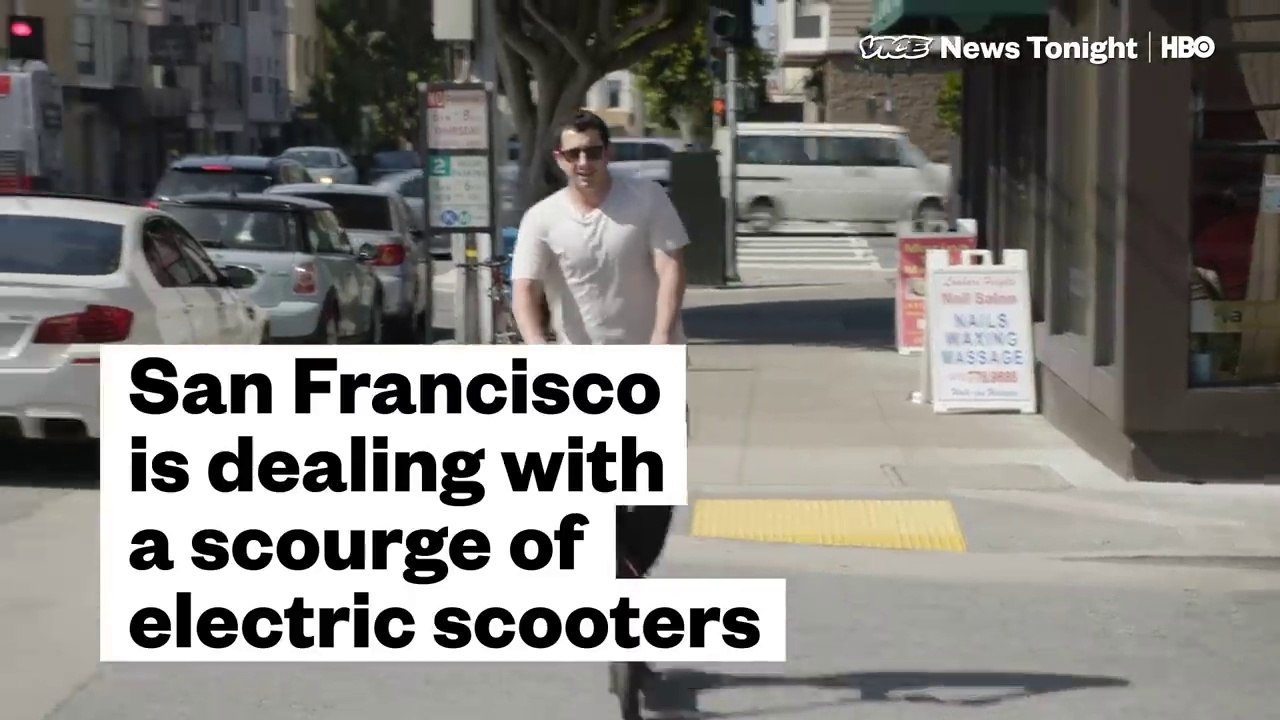 People In San Francisco Are Really Pissed Over These Electric Scooters (HBO) -
