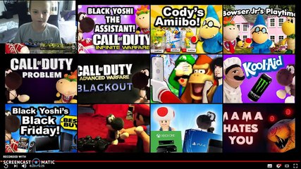Reaction #16 SML Short Black Yoshi's Call of Duty Black Ops 3