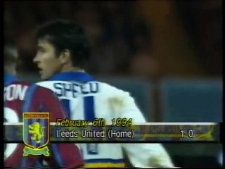Aston Villa - Leeds United 06-02-1994 Premier League