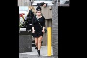 Ariel Winter Tunic-Tunic dress -boots knee boots streetstyle-shoes