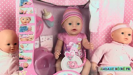 Poupée Baby Born Fille Poupon Interif Pleure Fait Pipi
