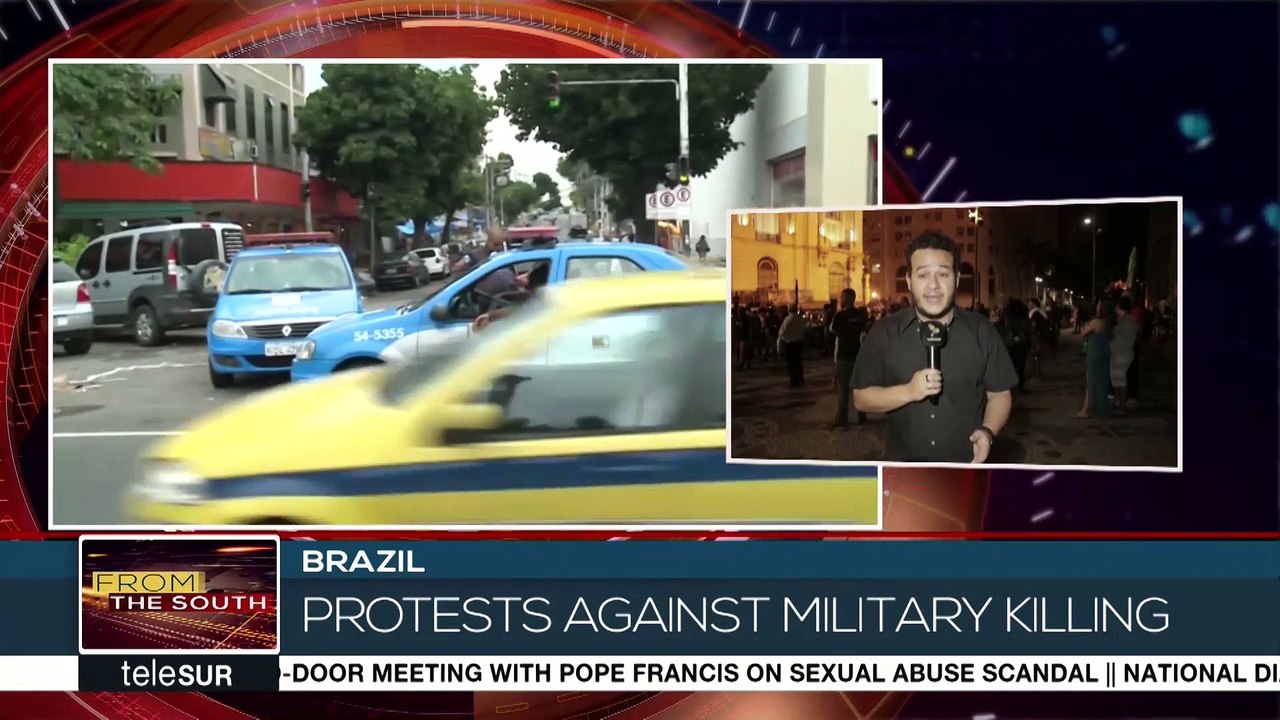 Protests At Shooting In Rio
