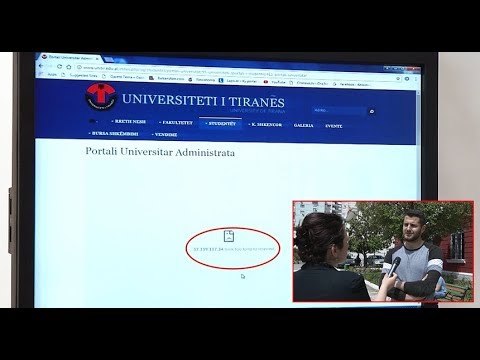 BOOM: Portali i Universitetit të Tiranës prej një viti jashtë funksionit
