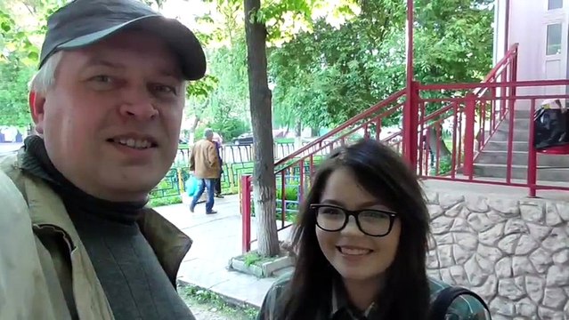 Аня Мяу, Димка и Геннадий Горин 11.05.2018 Первая встреча