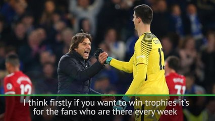 下载视频: Chelsea players won't win FA Cup for Conte - Courtois