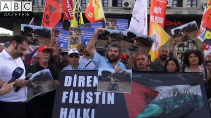 Kadıköy'de kudüs protestosu