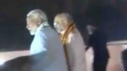 Karnataka Election Results के बाद ऐसे मिले  PM Modi और Amit Shah | वनइंडिया हिंदी