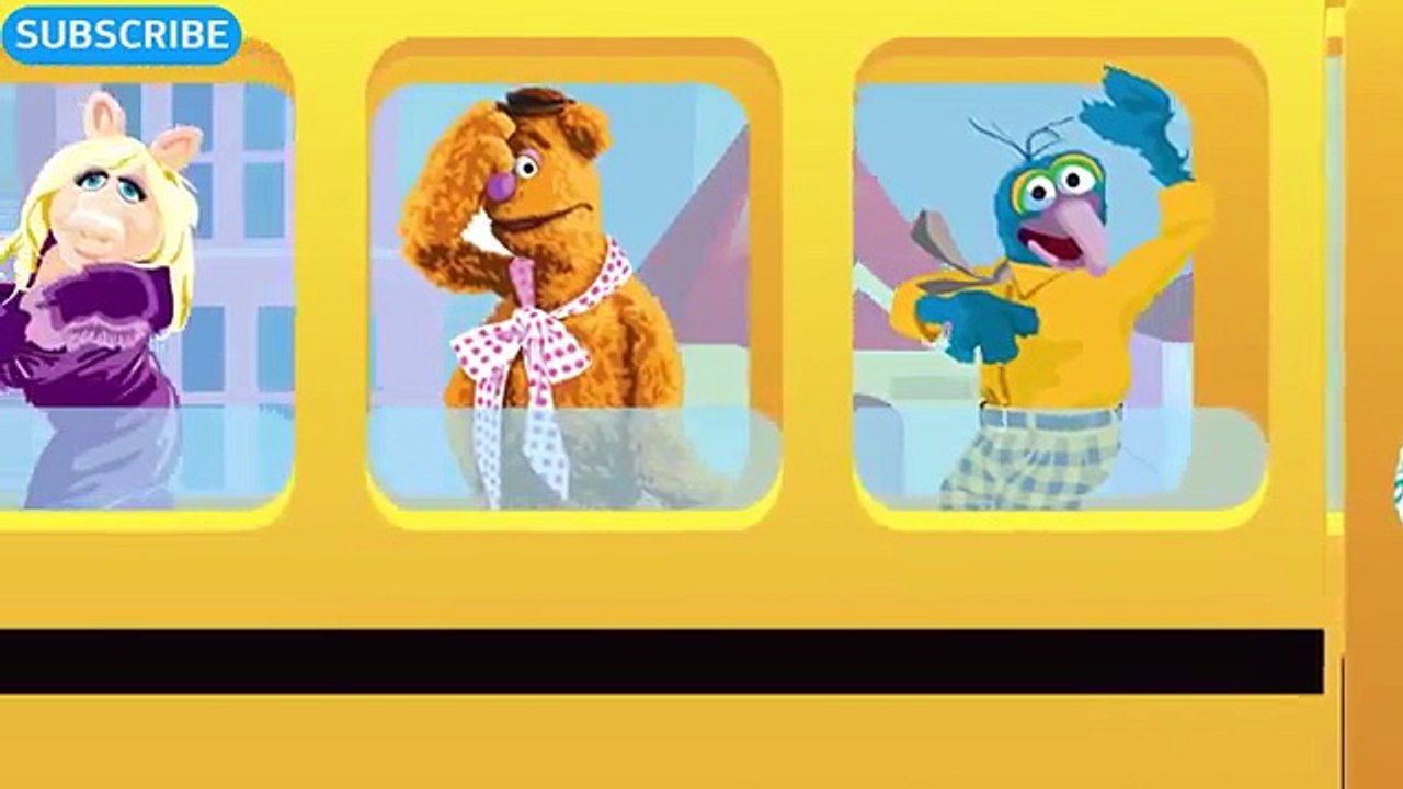 MUPPETS Wheels on the Bus Song Avengers Nursery Rhyme