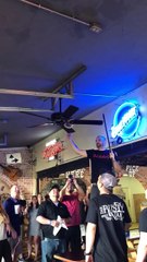 Snake in Ceiling Fan Crashes Wedding Anniversary Party