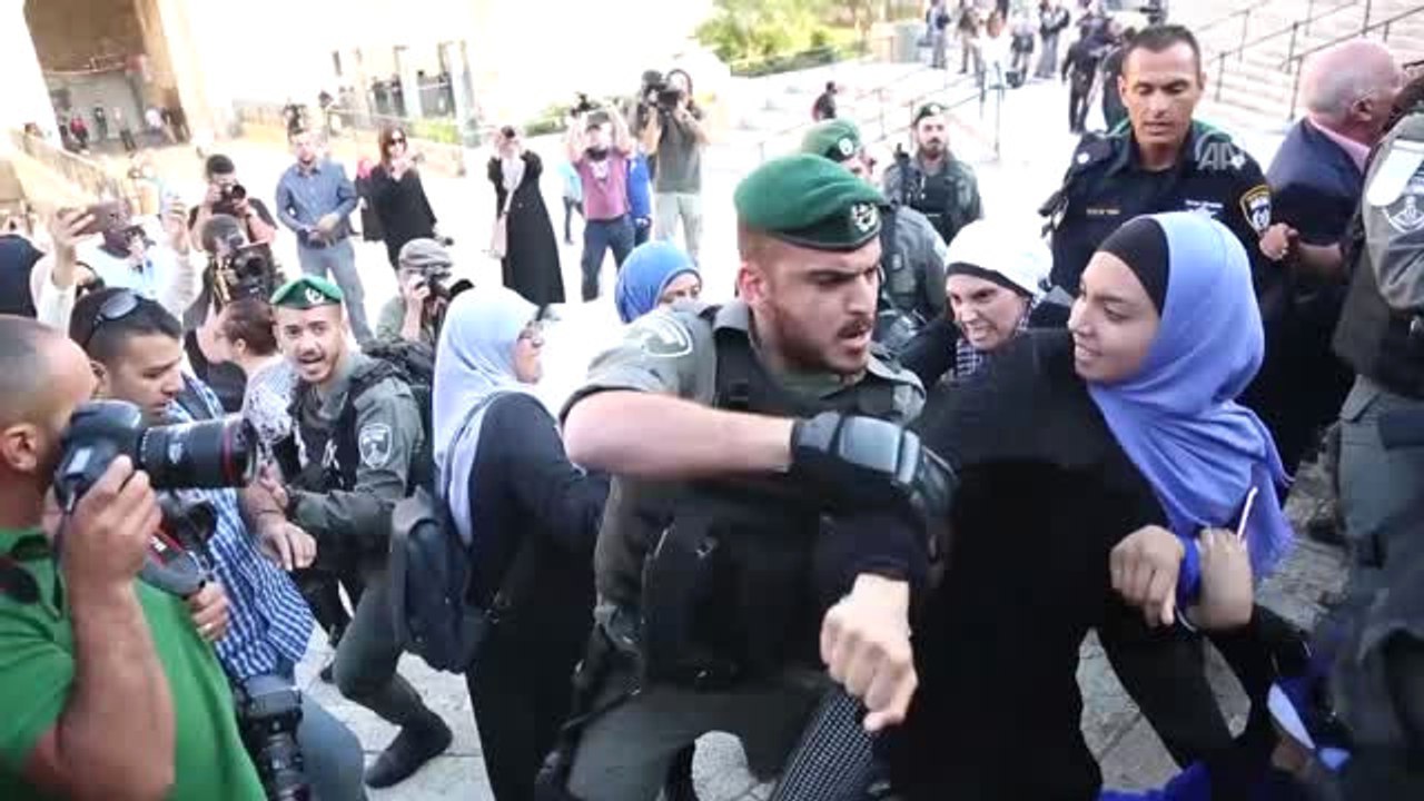 İsrail Polisinden Kudüs'teki Gösteriye Sert Müdahale