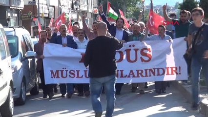 Amasya'da ABD ve İsrail Protesto Edildi