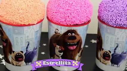 Скачать видео: Juguetes Sorpresa LA VIDA SECRETA DE TUS MASCOTAS película Helados de play foam y Bolsitas sorpresas