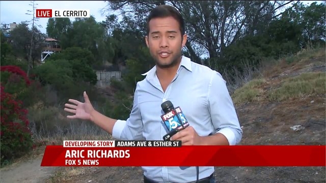 Homes Threatened by Southern California Canyon Fire