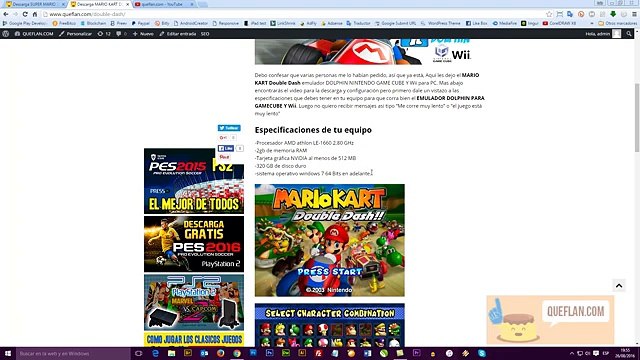 Descarga MARIO KART Double Dash emulador DOLPHIN - LINK DE DESCARGA EN LA DESCRIPCIÓN DEL VIDEO