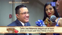 Carlos José Matamoros asegura que se hacen pasar por él para pedir fotos íntimas a mujeres