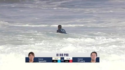 Les meilleurs moments de la série de Connor O'Leary vs. Kanoa Igarashi (Oi Rio Pro, round 2) - Adrénaline - Surf
