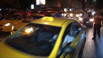 Taksiciler ’den İsrail Konsolosluğu önünde protesto