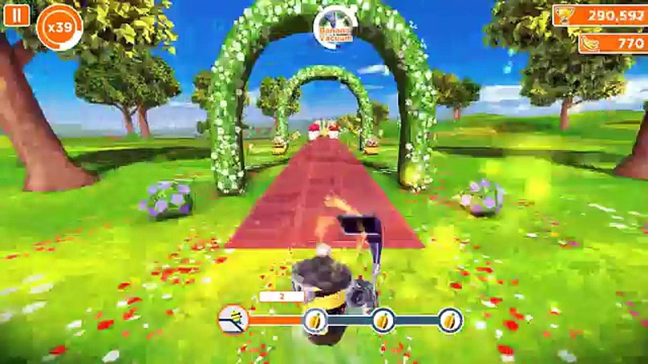 Despicable ME:Minion Rush ^.^ LEVEL 177 Minion Park - New Minion Golfer Run (小黄人快跑游戏：新人物通关精彩视频）