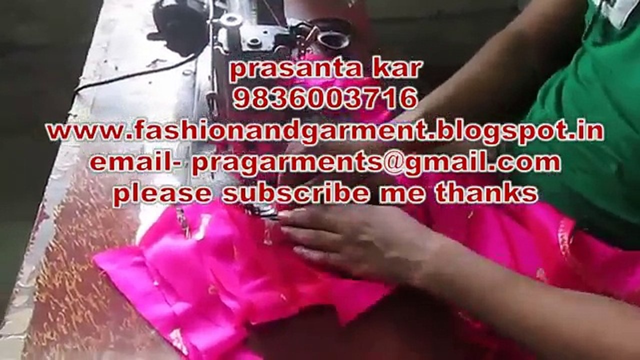 nighty cutting and stitching tutorial part 4 of 4 /stitching