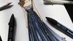 BLUE CHIFFON SEQUINED DRESS. Dior | Fashion Drawing