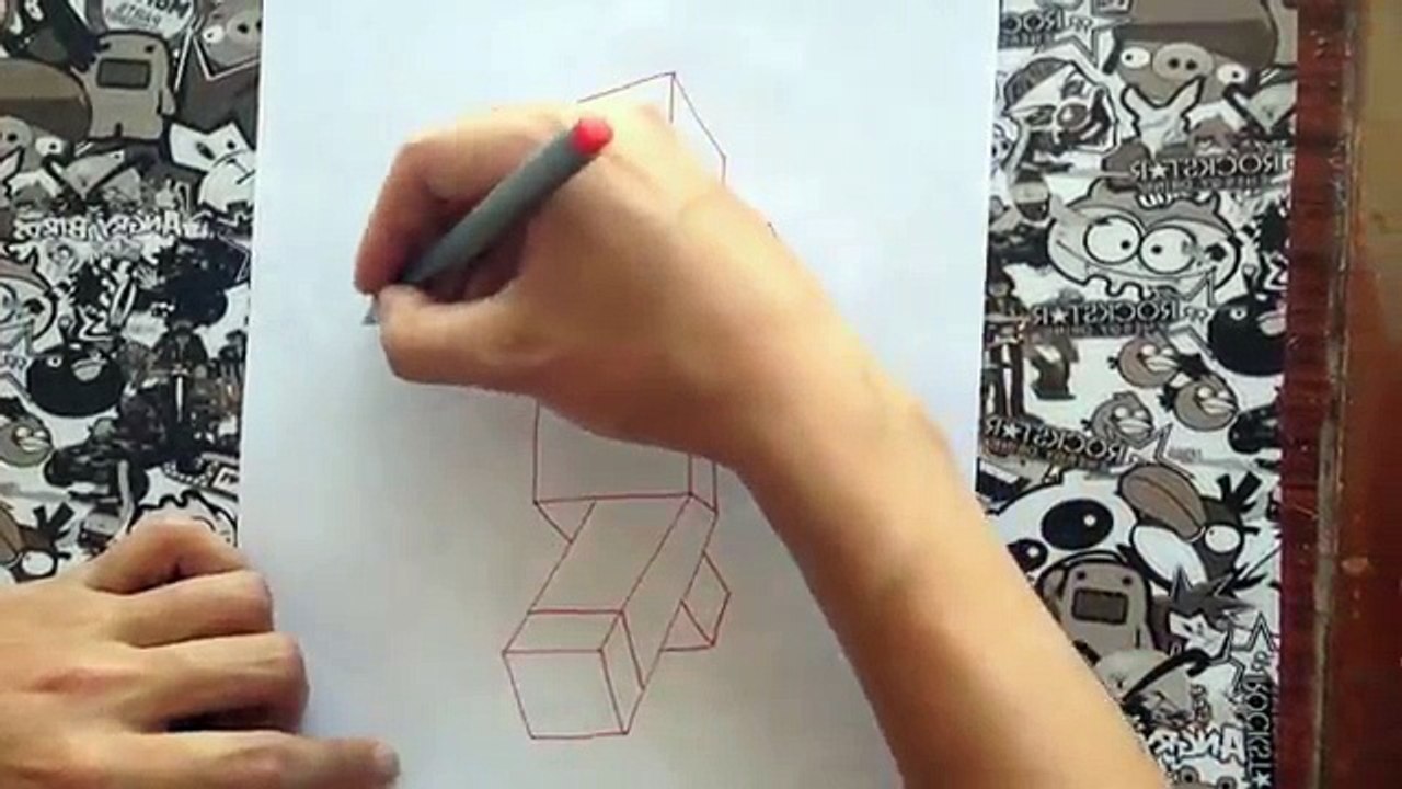 Como dibujar a steve de minecraft