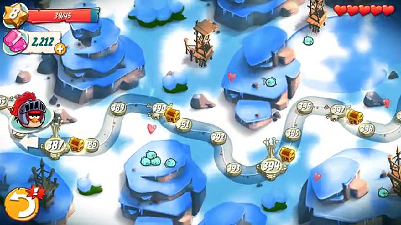 Angry Birds 2 - Valentiness day Update NEW HATS Valentine, Wizard and Steampunk