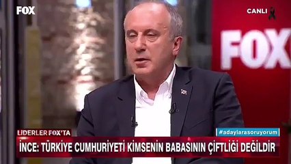 İnce'nin gafı sonrası Fox TV'den ağır skandal