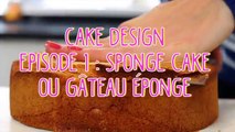 Cake design ép. 1 : recette du sponge cake, gâteau éponge