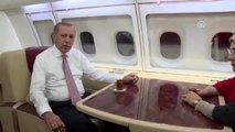 Cumhurbaşkanı Erdoğan'dan Uçakta 
