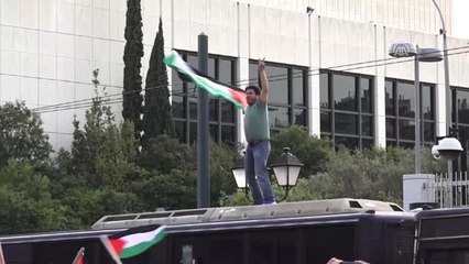 İsrail'in Gazze'de Yaptığı Katliama Tepkiler - Atina