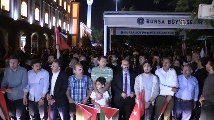 İsrail'in Gazze'deki katliamına tepkiler - BURSA