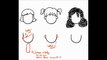 How to Draw Girls Hair In Different Cartoon Styles