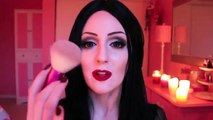 Morticia Addams does your makeup (ASMR role-play & soft spoken)