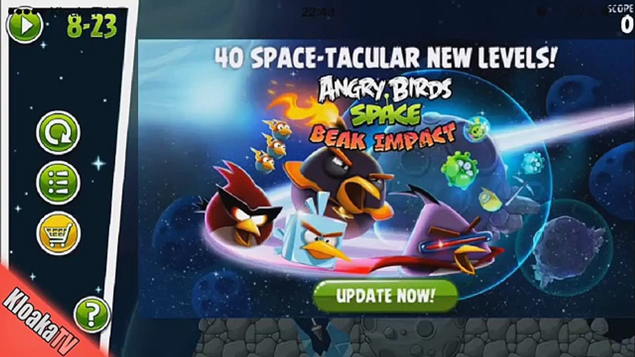 Angry Birds Space Beak Imp Part 2 - Level 8-21 to 8-40 Walkthrough (3 Stars)