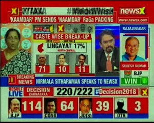 Karnataka Results 2018 Nirmala Sitharaman speaks to NewsX, says Yeddy visited all constituencies_1