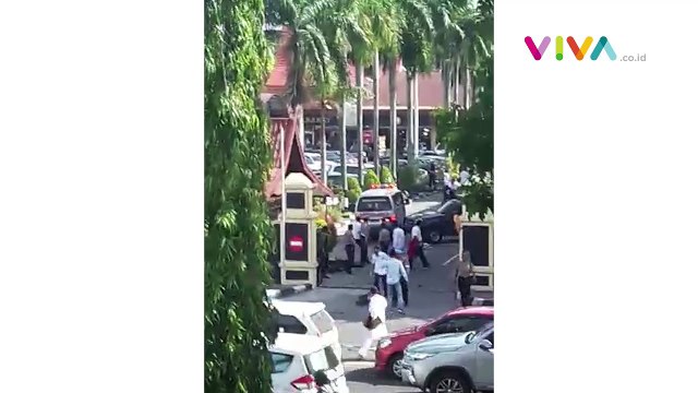 Mencekam! Rekaman Suasana Pasca Penyerangan di Mapolda Riau