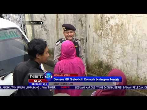 Densus 88 Geledah Rumah Jaringan Teroris -NET24
