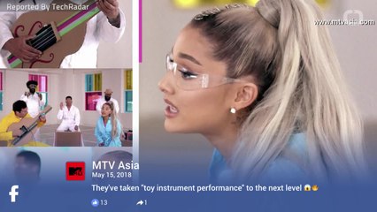 Ariana Grande Creates Music With Nintendo Labo Instruments
