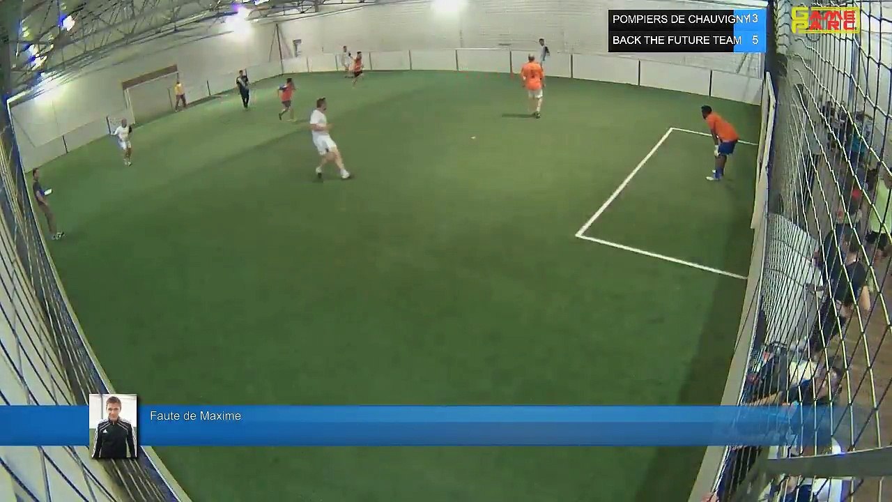 Faute de Maxime - POMPIERS DE CHAUVIGNY Vs BACK THE FUTURE TEAM - 15/05/18 21:00 - LIGUE 2
