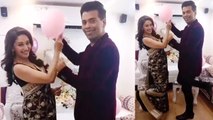 Karan Johar CELEBRATES Madhuri Dixit's BIRTHDAY in special way; Watch Video | FilmiBeat