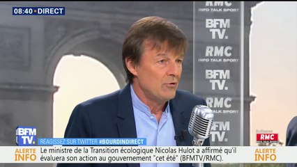 Nicolas Hulot aura "un moment de vérité avec le président de la République et le Premier ministre" cet été (BFMTV)