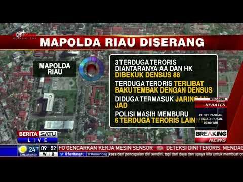 Densus 88 Kantongi Identitas 2 Penyerang Mapolda Riau