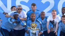 It's party time as Manchester City celebrate amazing season