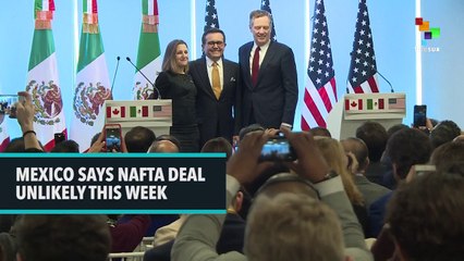 Mexico Says NAFTA Deal Unlikely This Week