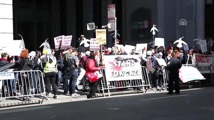 İsrail'in Gazze'de Yaptığı Katliama Tepkiler - San Francısco