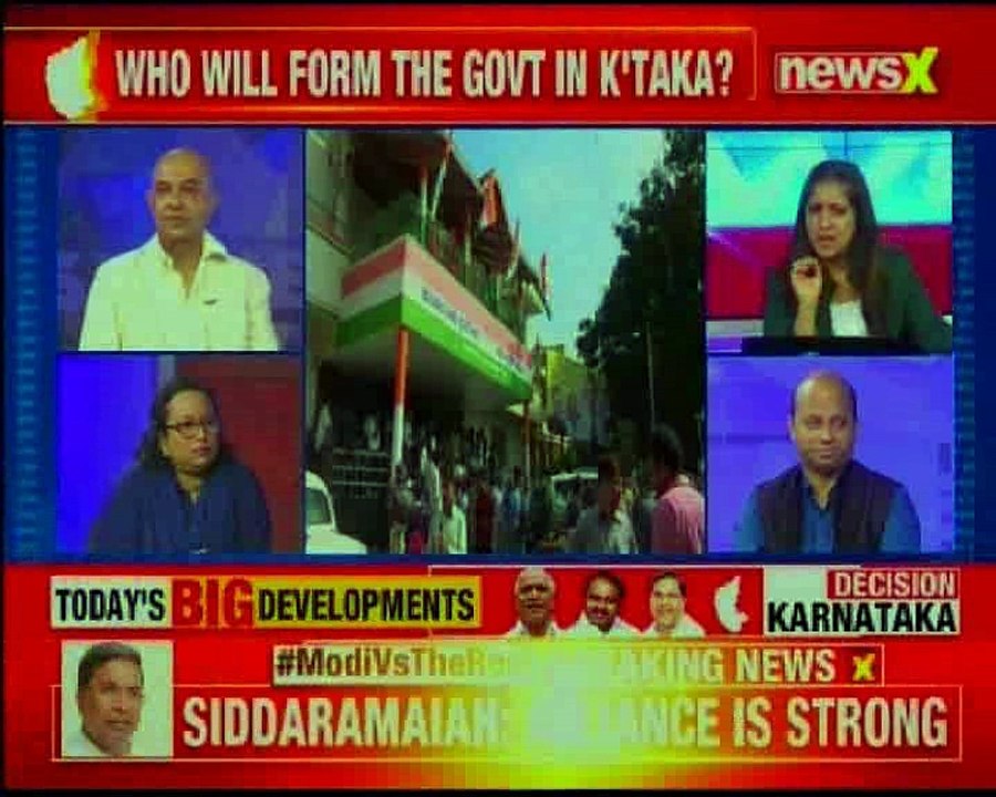 Karnataka results BJP leader Eshwarappa meets Yeddy to confirm KPJP MLA Shanker's support