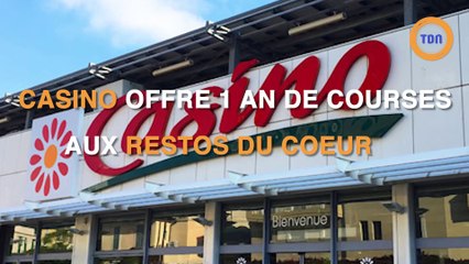 Casino offre 1 an de courses à l'association les Restos du Coeur si son tweet atteint les 100 000 RT !
