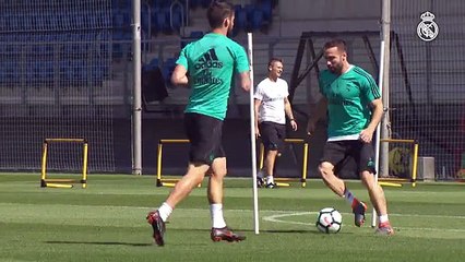 El Real Madrid entrena con la vuelta de Carvajal y Cristiano
